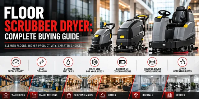 Floor Scrubber Dryer Buying Guide: How to Choose the Right Machine