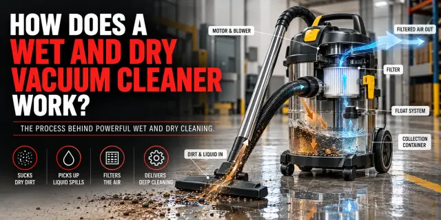 How Does a Wet and Dry Vacuum Cleaner Work?